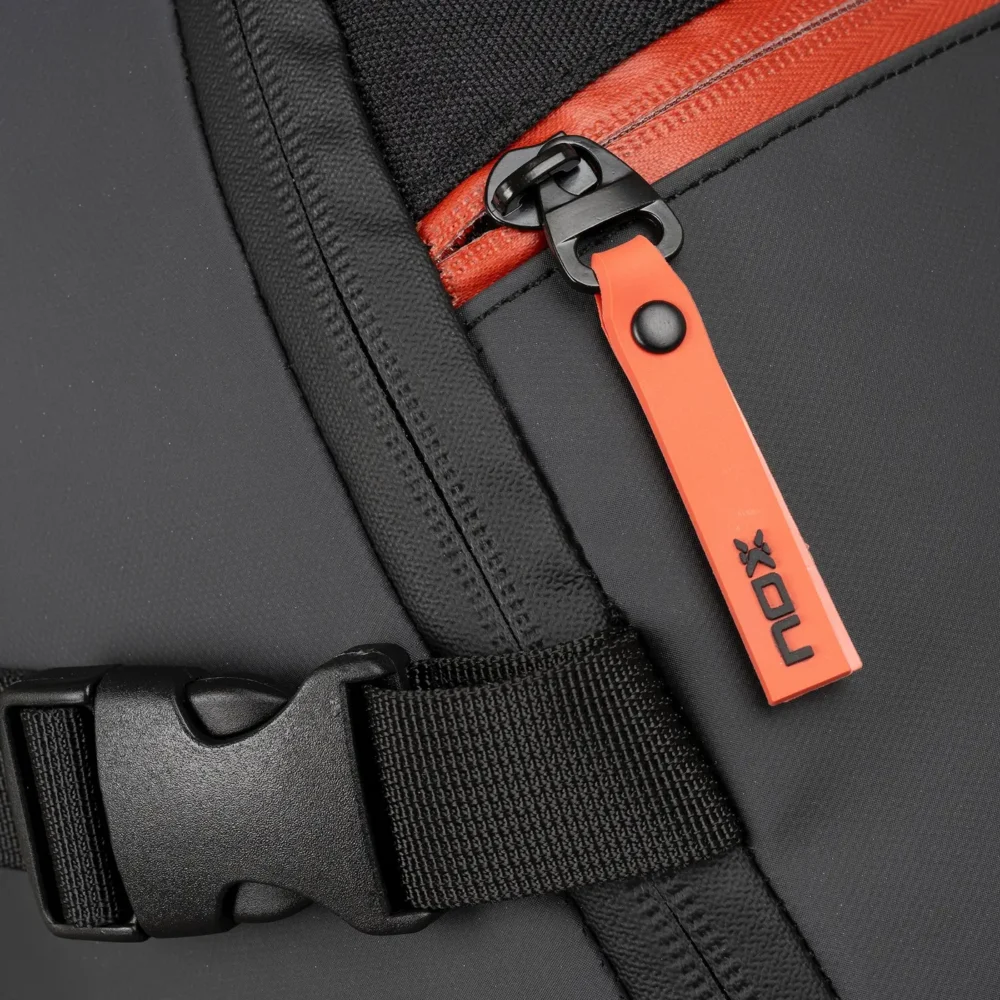 NOX Padel Backpack Luxury Open Series Black Red 07