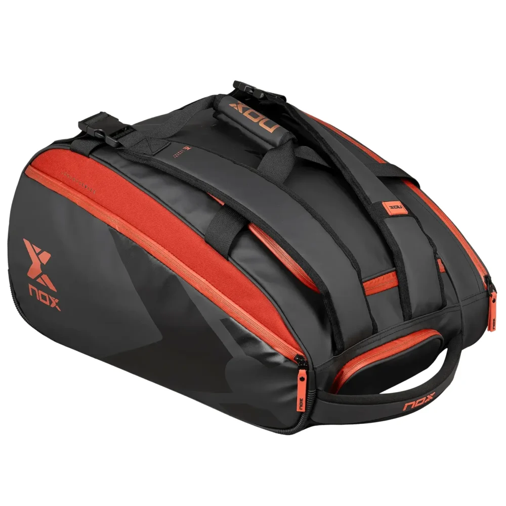 NOX Padel Bag Luxury Open Series Black Red 01