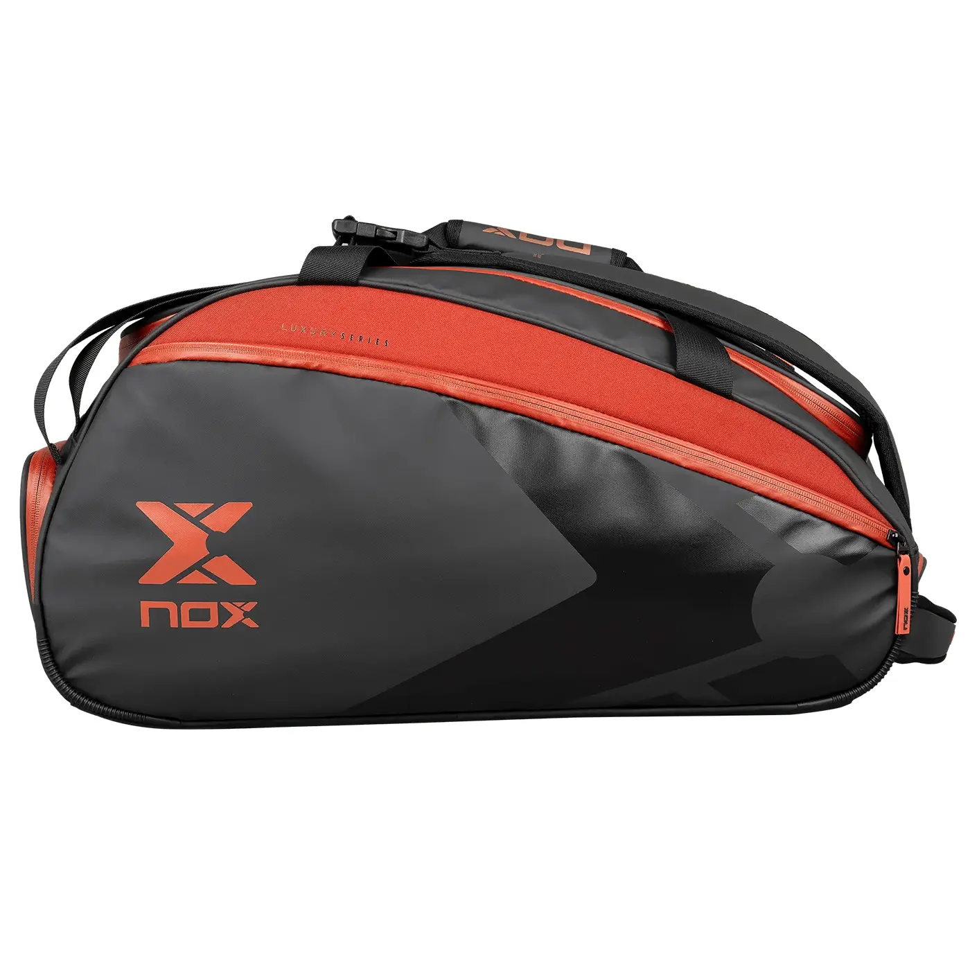 NOX Padel Bag Luxury Open Series Black Red 02 NOX Padel Bag Luxury Open Series Black Red 02