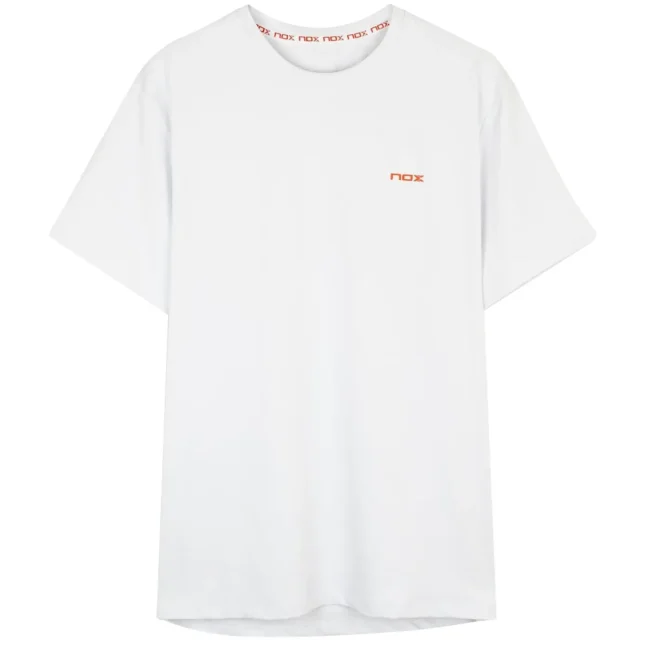 NOX Team Regular Men's Padel T-shirt White 007