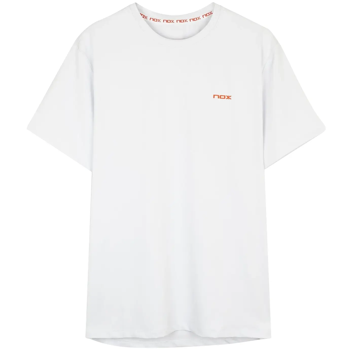 NOX Team Regular Men's Padel T-shirt White 007 NOX Team Regular Men's Padel T-shirt White 007