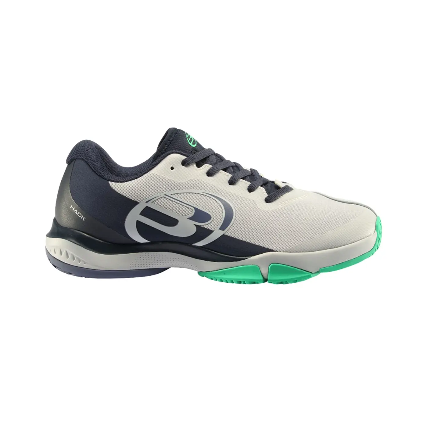 BULLPADEL HACK HYBRID FLY 23I GRIS CLARO iMAGE 4 Bullpadel Hack Hybrid FLY 23I Padel Shoes Blue 01