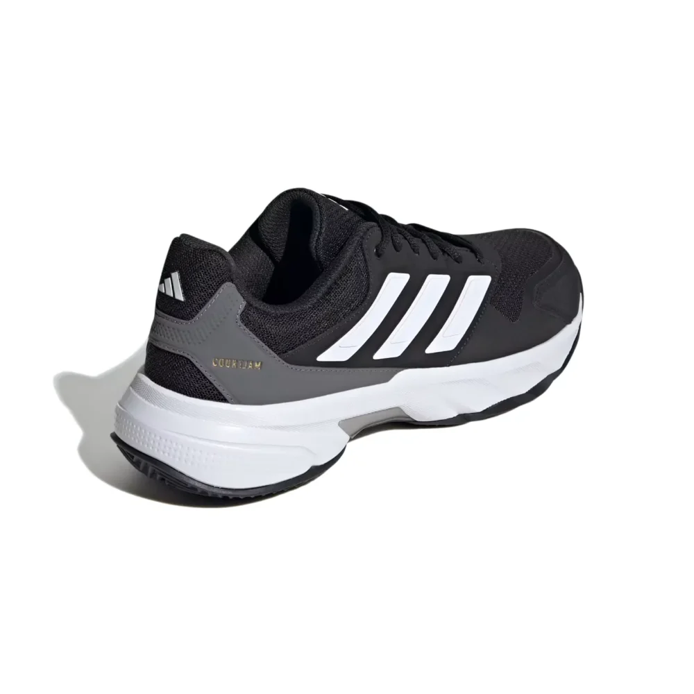 Adidas CourtJam Control 3 Black Padel Shoes 04