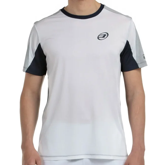 BULLPADEL Brego White Padel T-Shirt 01