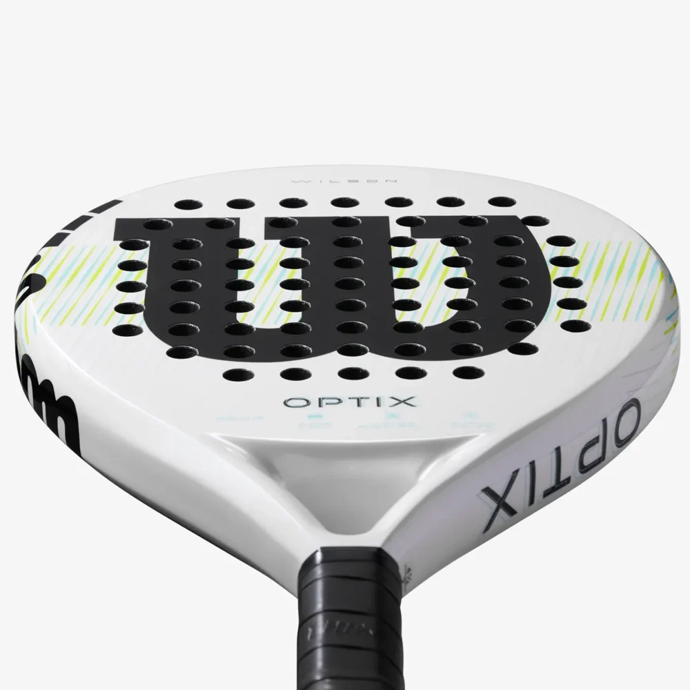 WILSON Optix V1 2025 Padel Racket White 02