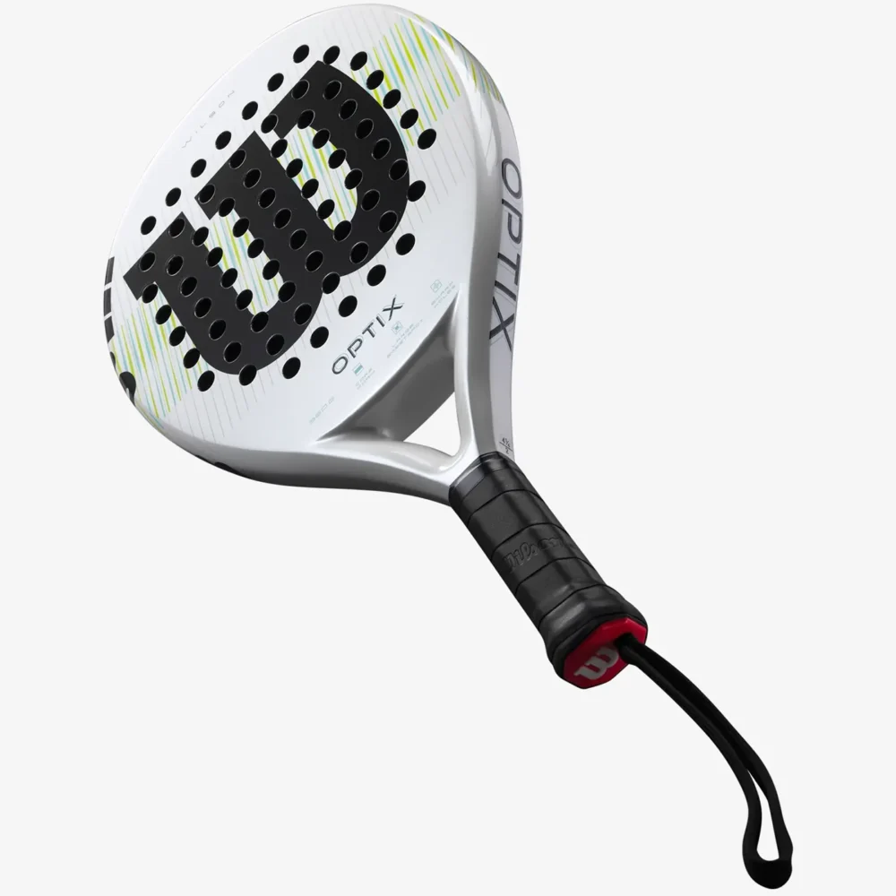 WILSON Optix V1 2025 Padel Racket White 05