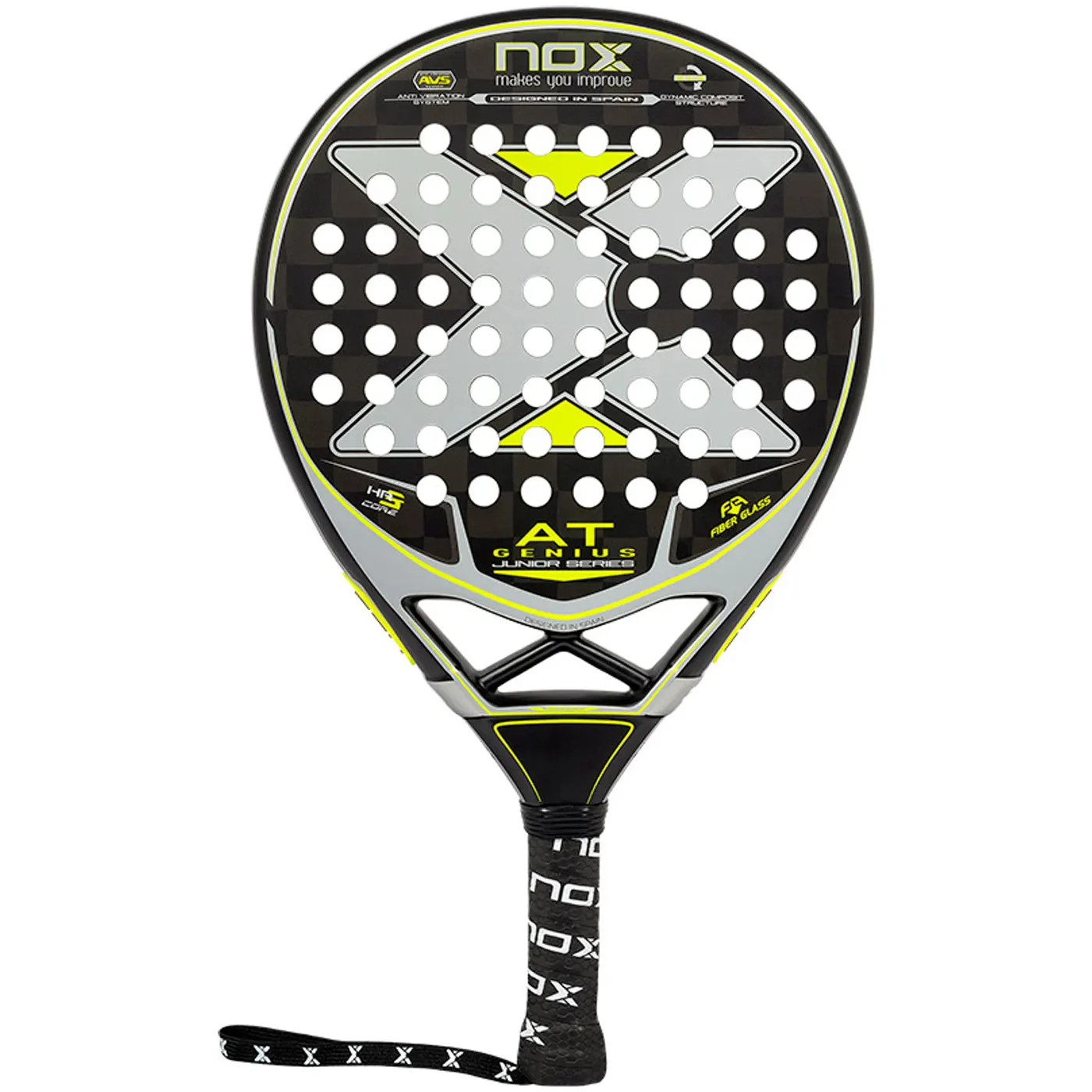 NOX AT10 Genius JR Agustín Tapia Junior Padel Racket 01 NOX AT10 Genius JR Agustín Tapia Junior Padel Racket 01