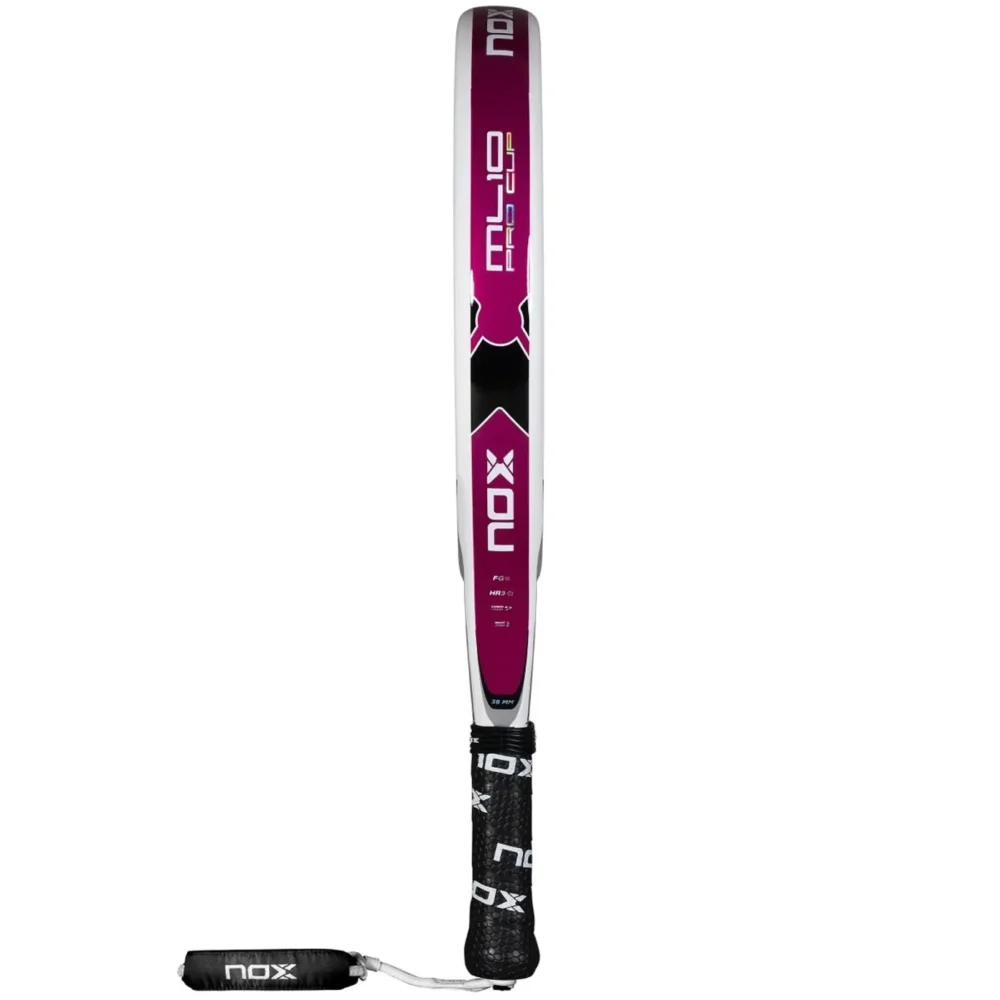 NOX ML10 PRO CUP SILVER Padel Racket Miguel Lamperti 03