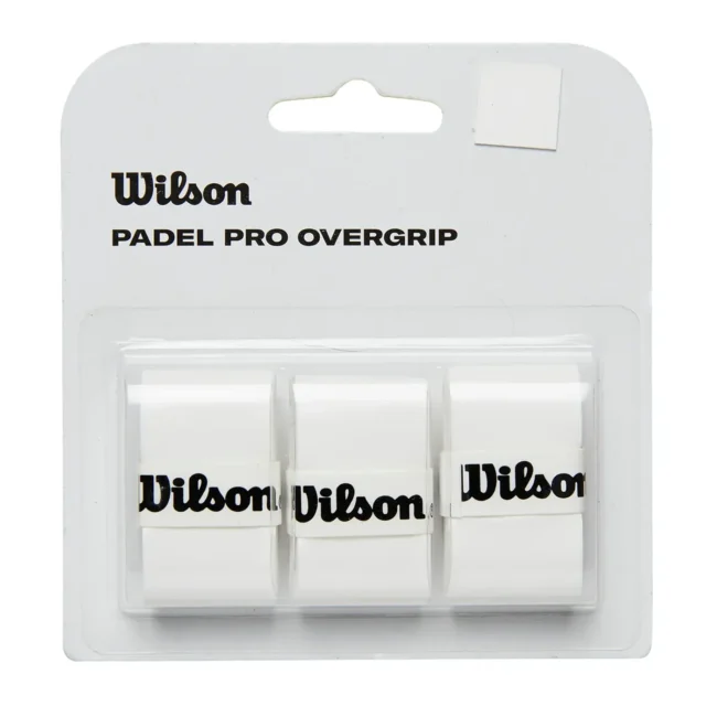 WILSON Padel Pro Overgrip 3 Pack White 01