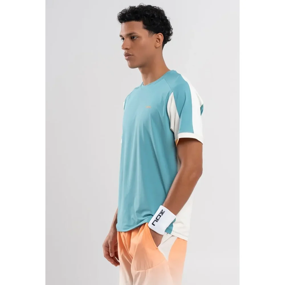 NOX Pro Padel T-Shirt Short Sleeve Turquoise 04