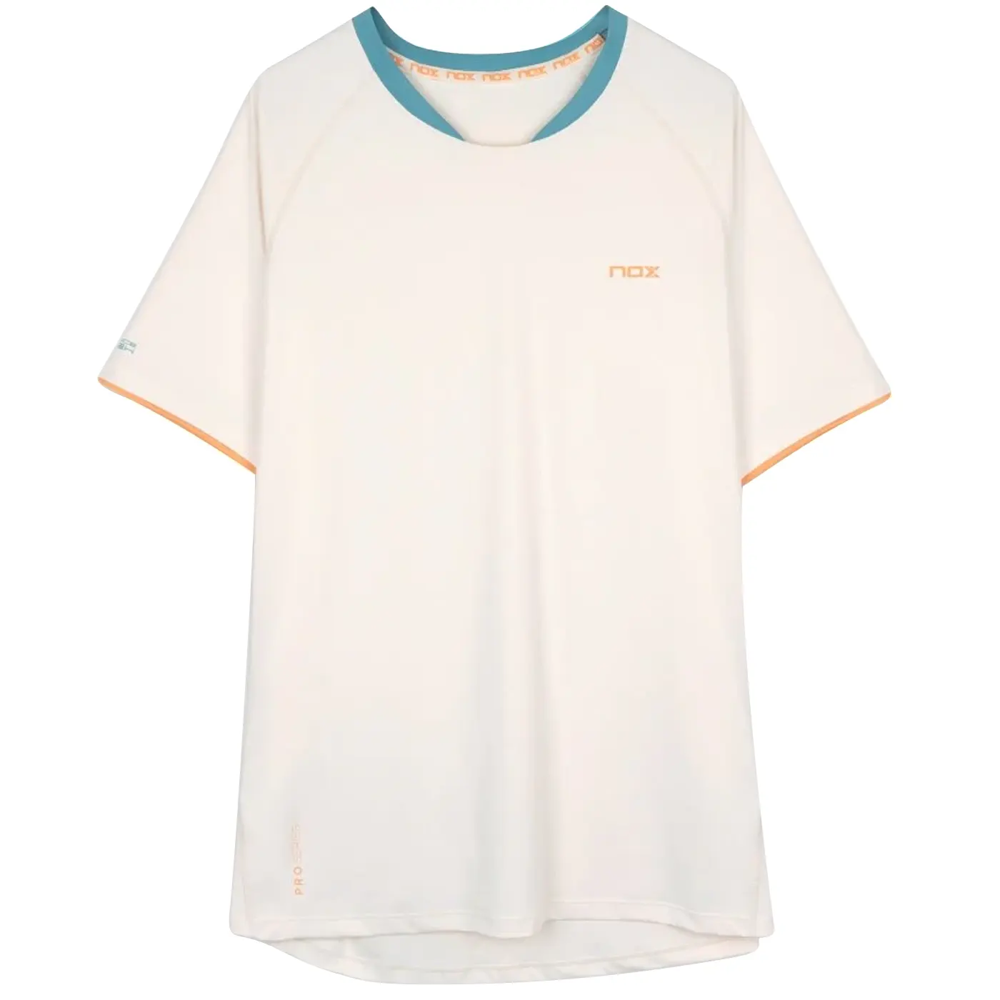 NOX Pro Padel T-Shirt Short Sleeve Vanilla 01 NOX Pro Padel T-Shirt Short Sleeve Vanilla 01
