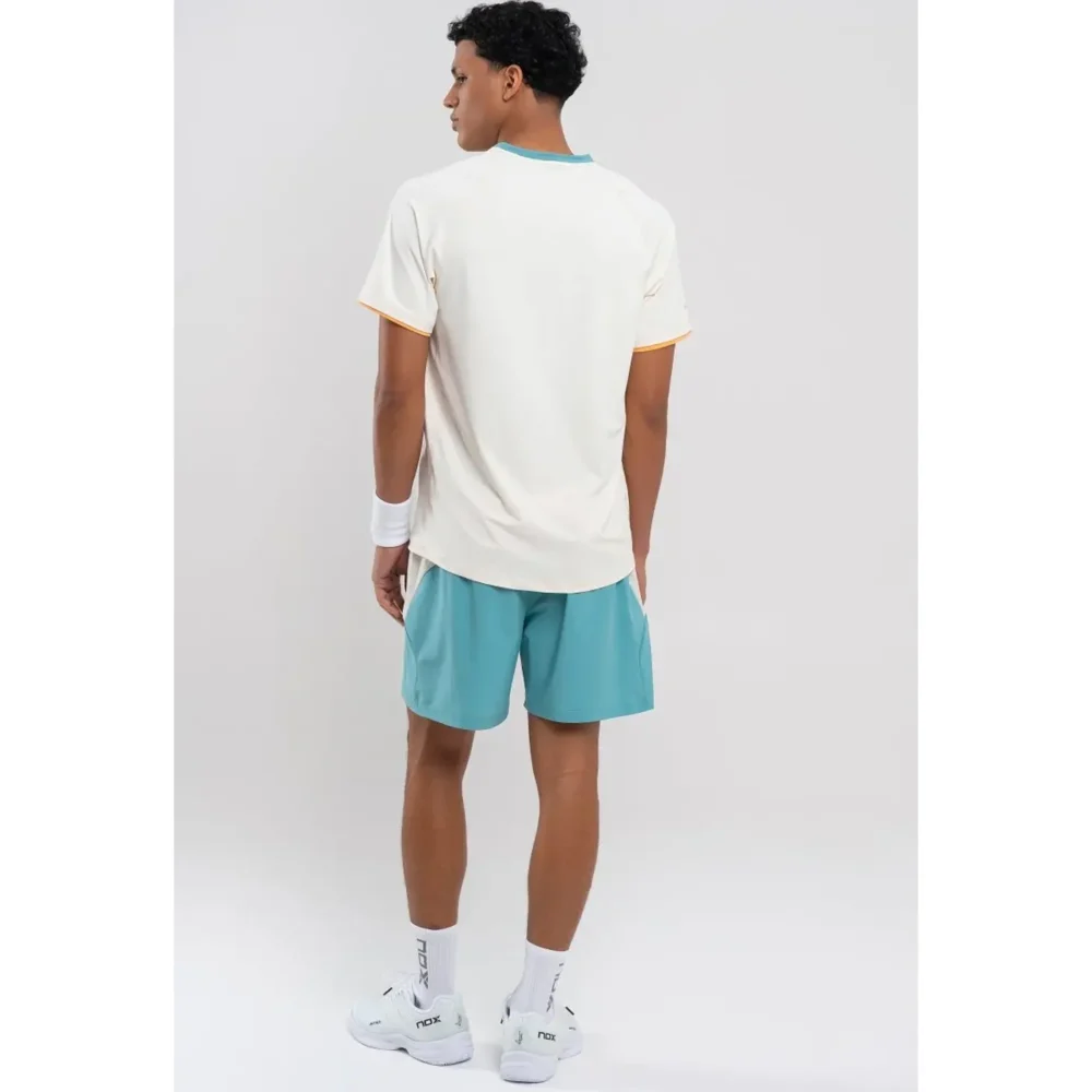 NOX Pro Padel T-Shirt Short Sleeve Vanilla 06