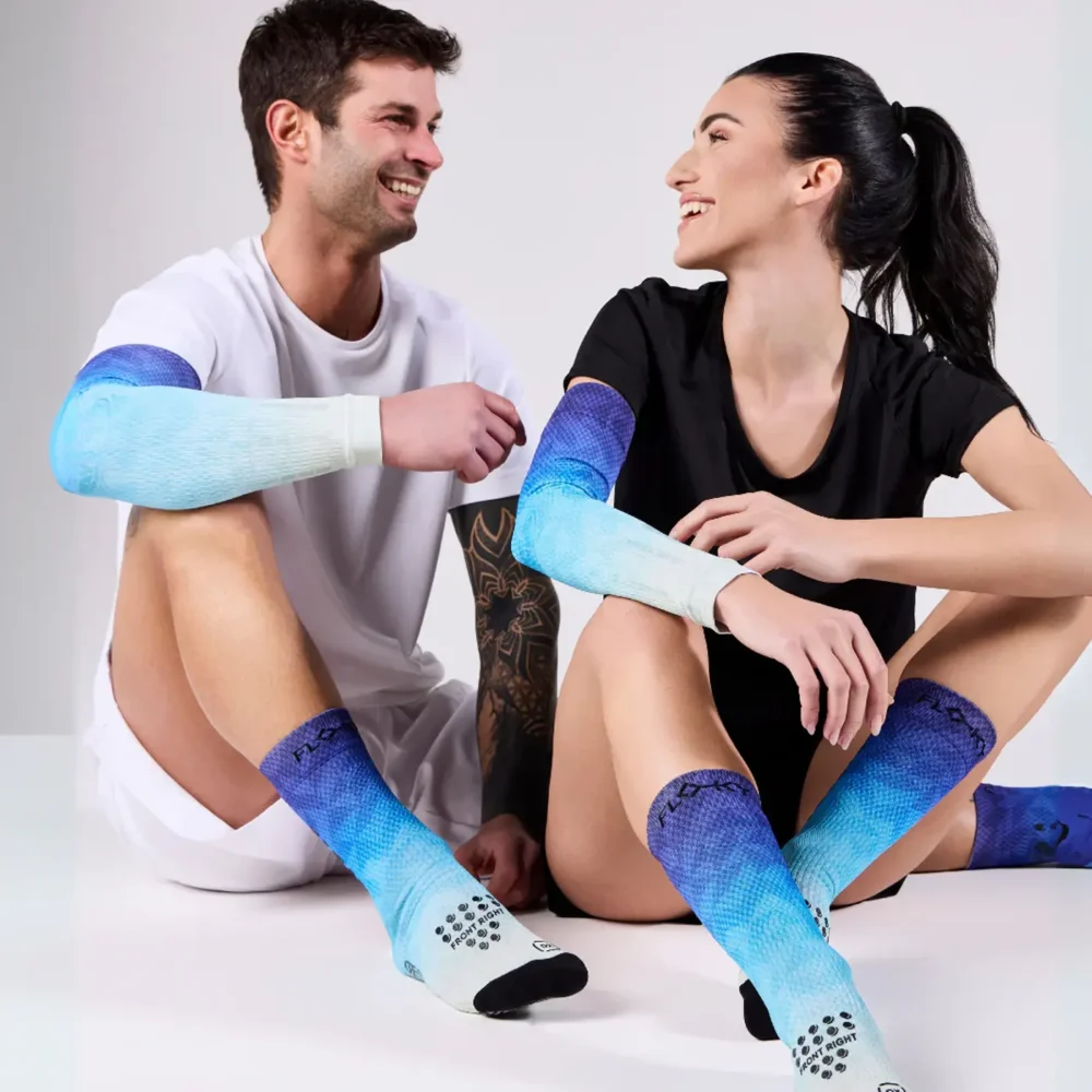FLOKY Biomechanical Padel Socks S-Mash 3D Bali