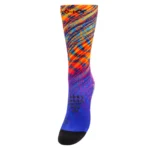 FLOKY Biomechanical Padel Socks S-Mash 3D Rio Orange 01