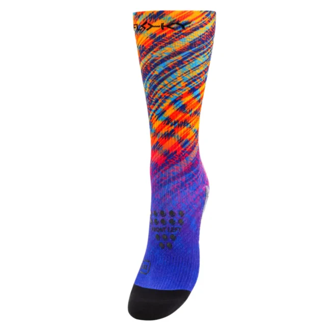 FLOKY Biomechanical Padel Socks S-Mash 3D Rio Orange 01