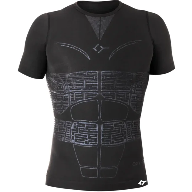 FLOKY OXY-GEN Biomechanical Padel Shirt Black 01