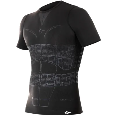 FLOKY OXY-GEN Biomechanical Padel Shirt Black 03