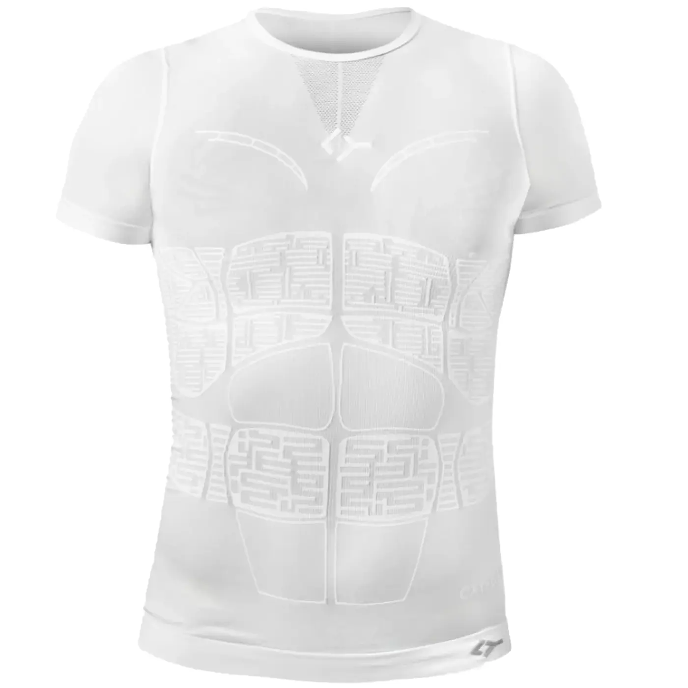 FLOKY OXY-GEN Biomechanical Padel Shirt white 02 FLOKY OXY-GEN Biomechanical Padel Shirt white 02