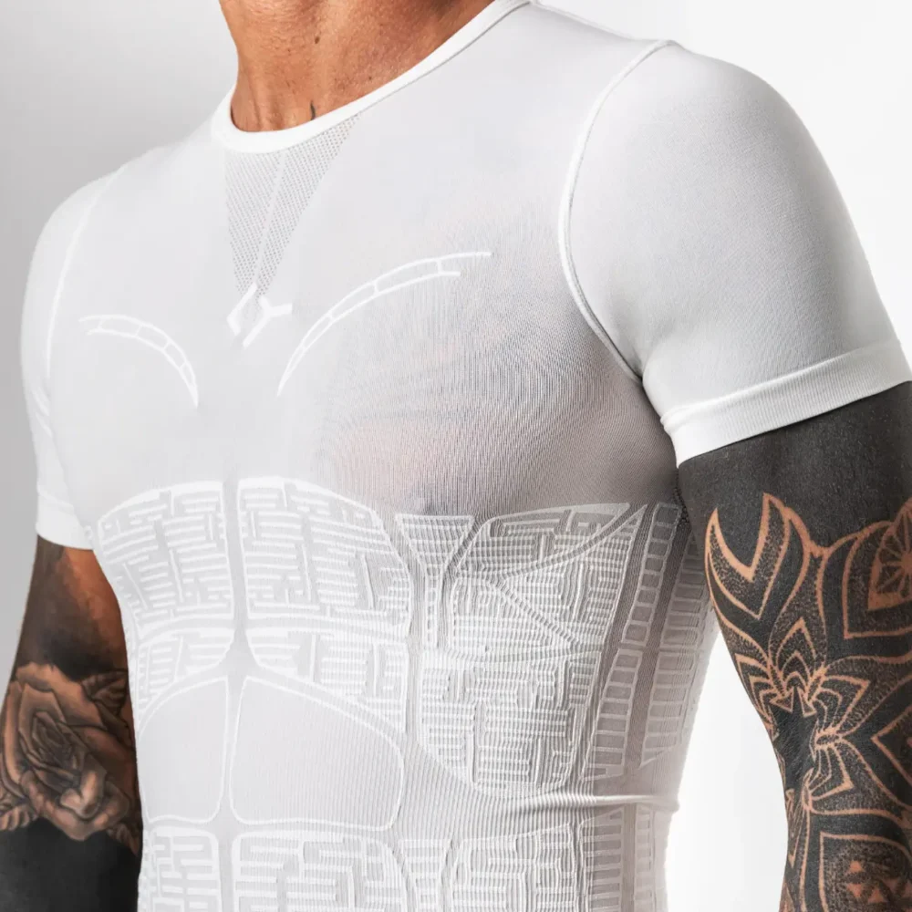 FLOKY OXY-GEN Biomechanical Padel Shirt white 04