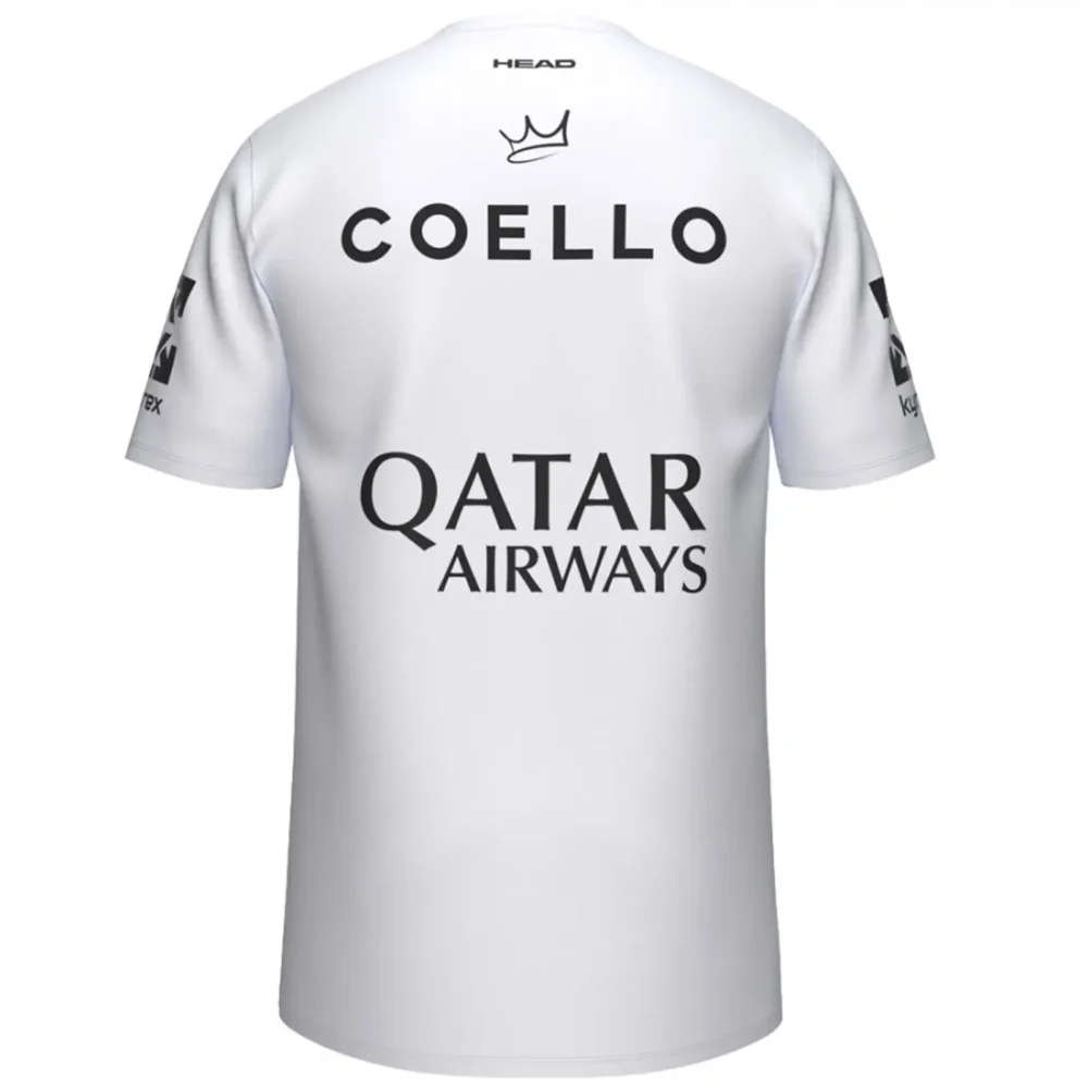 Head Arturo Coello Sponsors Padel T-Shirt White 02