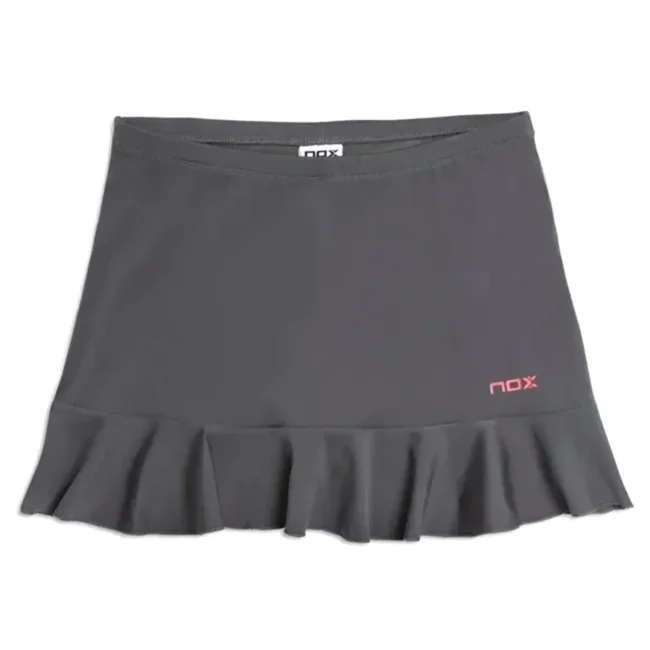 NOX PRO Regular Women's Padel Skirt Dark Grey 04