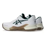 ASICS Gel Challenger 14 Clay Men's Padel Shoes White Green 03