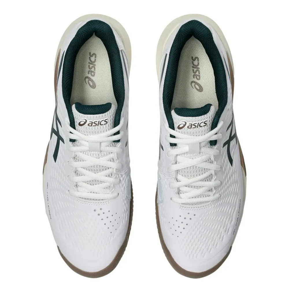 ASICS Gel Challenger 14 Clay Men's Padel Shoes White Green 06
