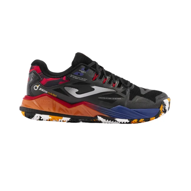 JOMA Padel Shoes SPIN Men 2401 Black 01