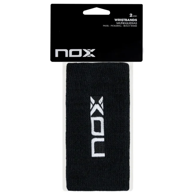 NOX Padel Sports Wristbands Long Black 01