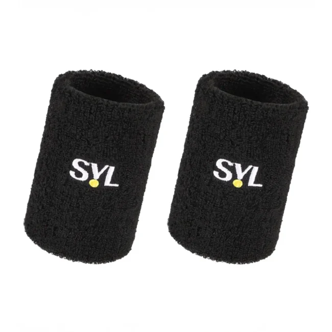 SVL Padel Sports Wristbands Black Pack of 2 01