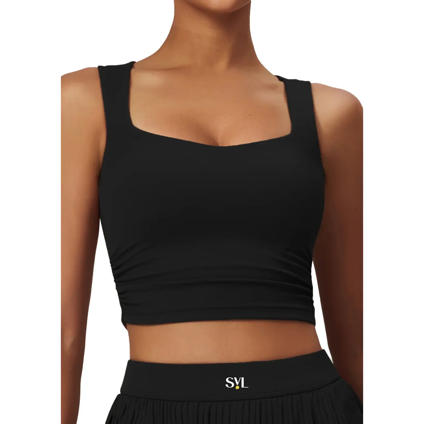 SVL Plush Pleat Padel Top 03 SVL Plush Pleat Padel Top 03