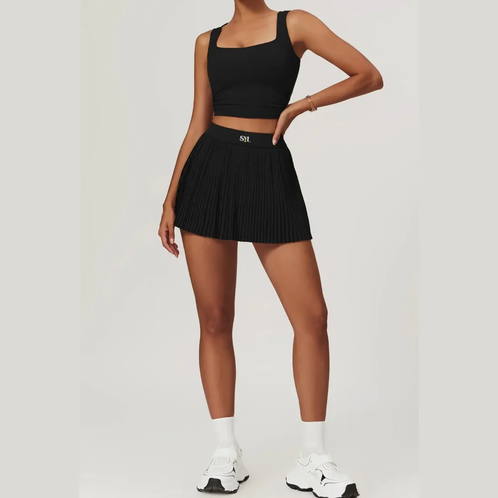 SVL Plush Pleat Padel Top 05