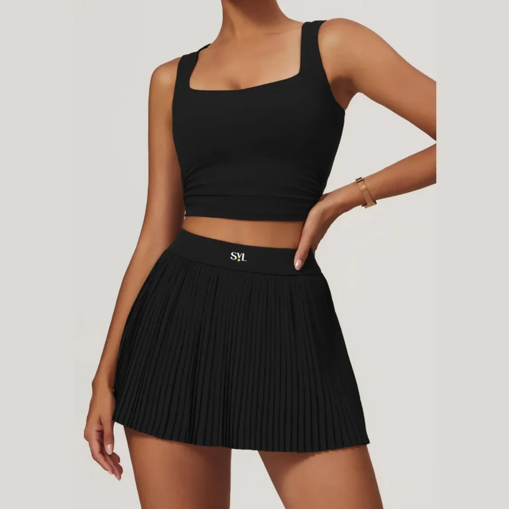 SVL Plush Pleat Padel Top 06