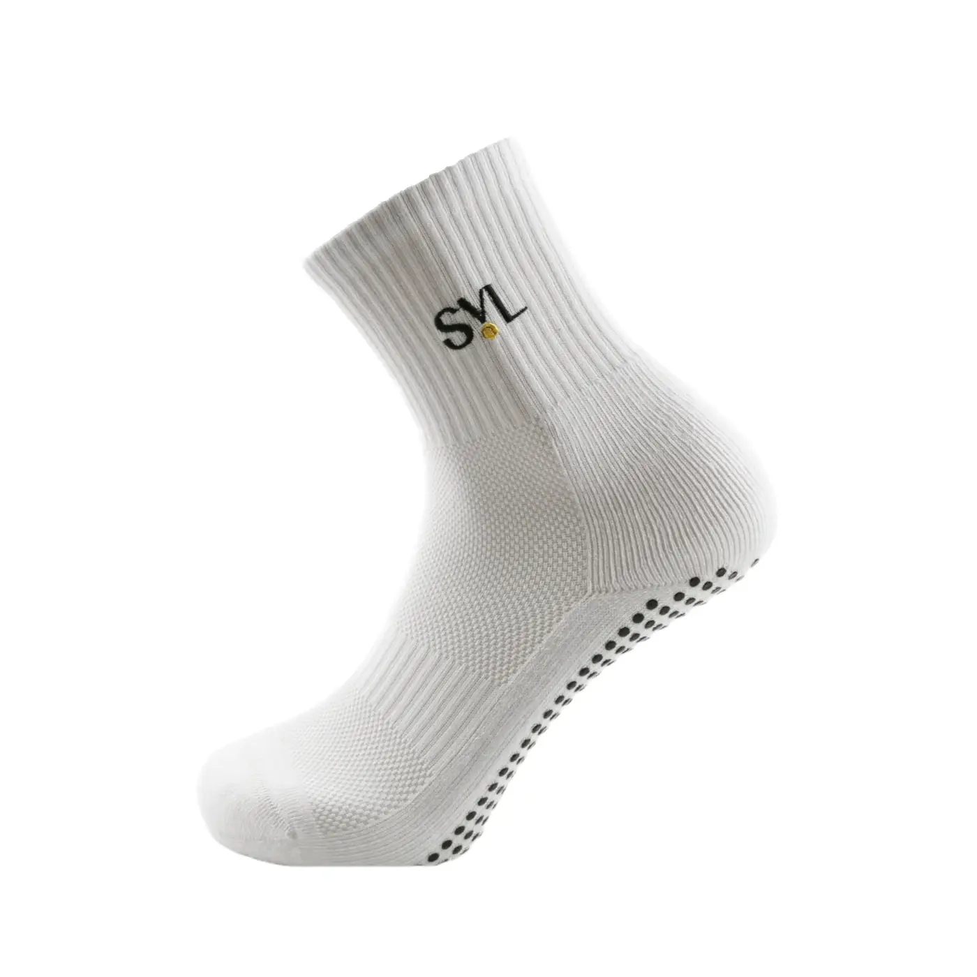 SVL Pro Grip Padel Socks White 01 SVL Pro Grip Padel Socks White 01