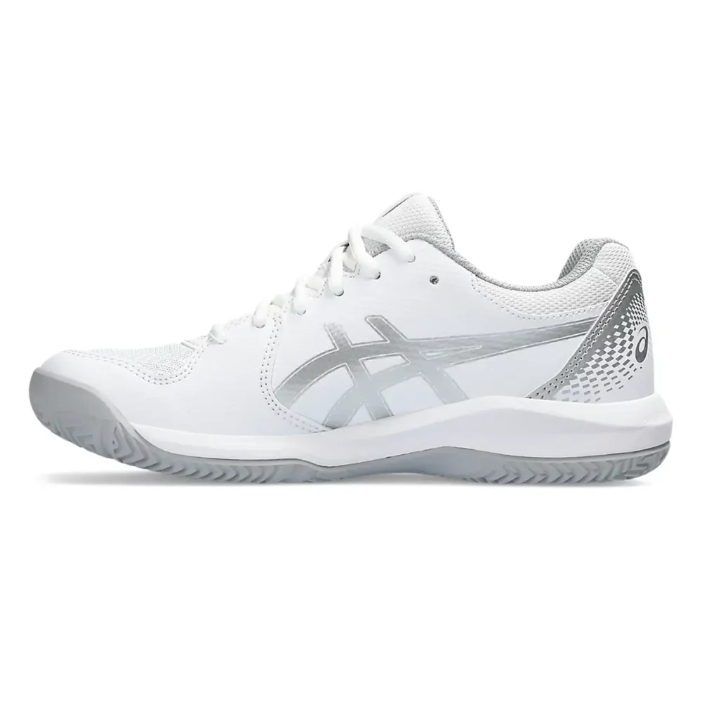 ASICS Gel Dedicate 8 White Pure Silver Women Padel Shoes 04