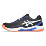 ASICS Padel Shoes Gel Dedicate 8 Black and White 001