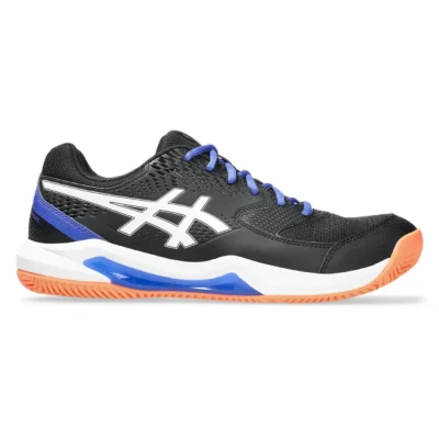 ASICS Padel Shoes Gel Dedicate 8 Black and White 002