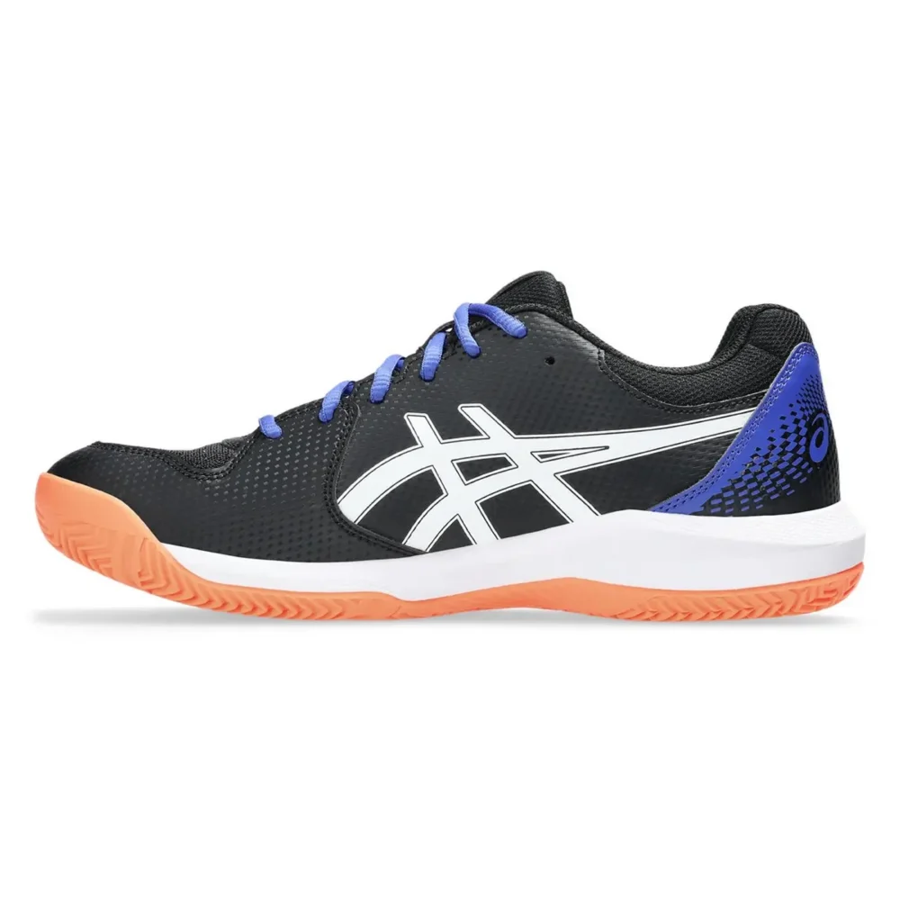 ASICS Padel Shoes Gel Dedicate 8 Black and White 005