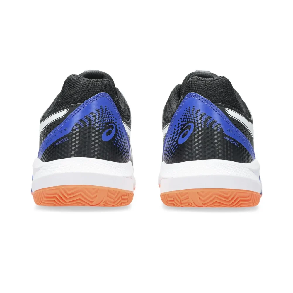 ASICS Padel Shoes Gel Dedicate 8 Black and White 006