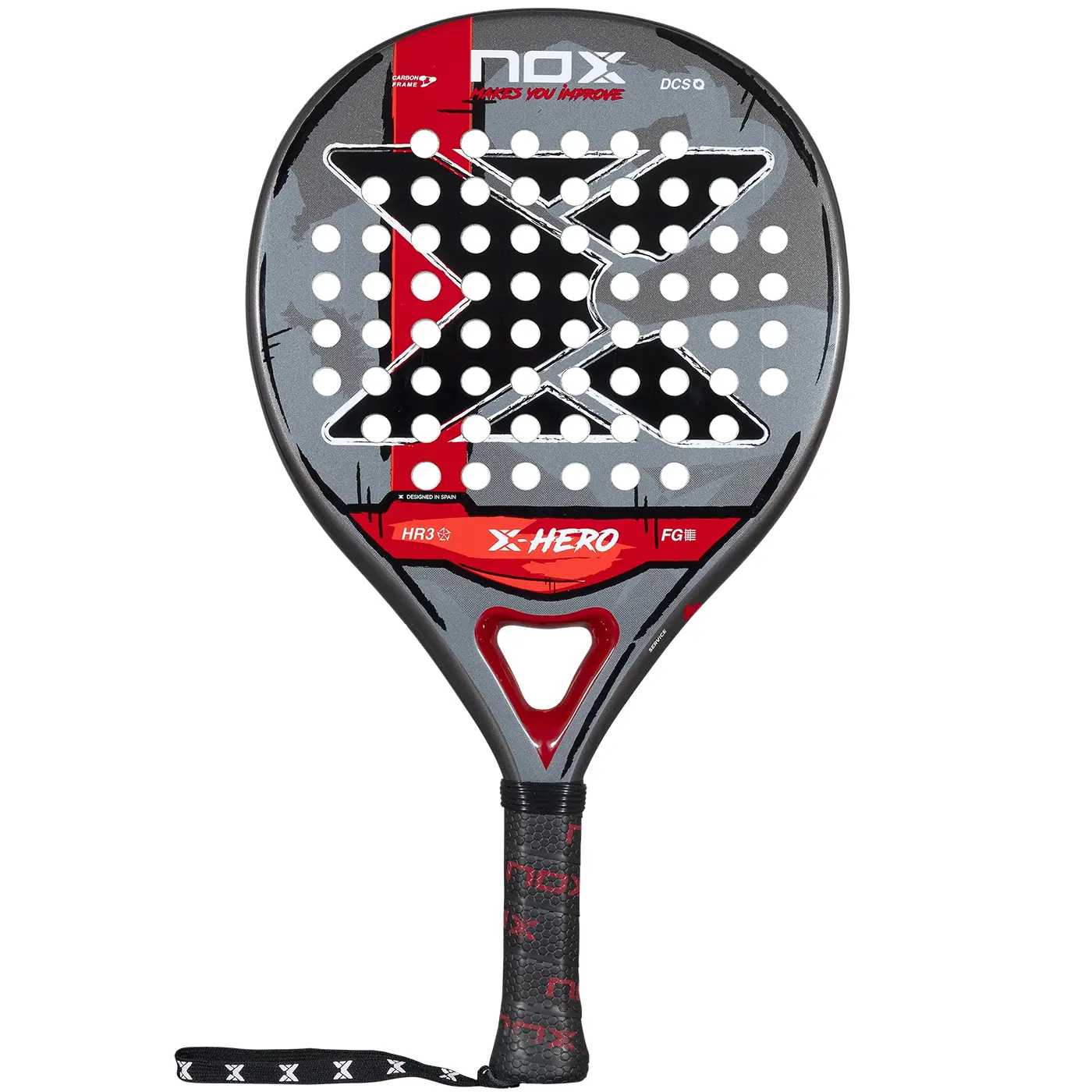NOX X-Hero Red 2026 Padel Racket 01 NOX X-Hero Red 2026 Padel Racket 01