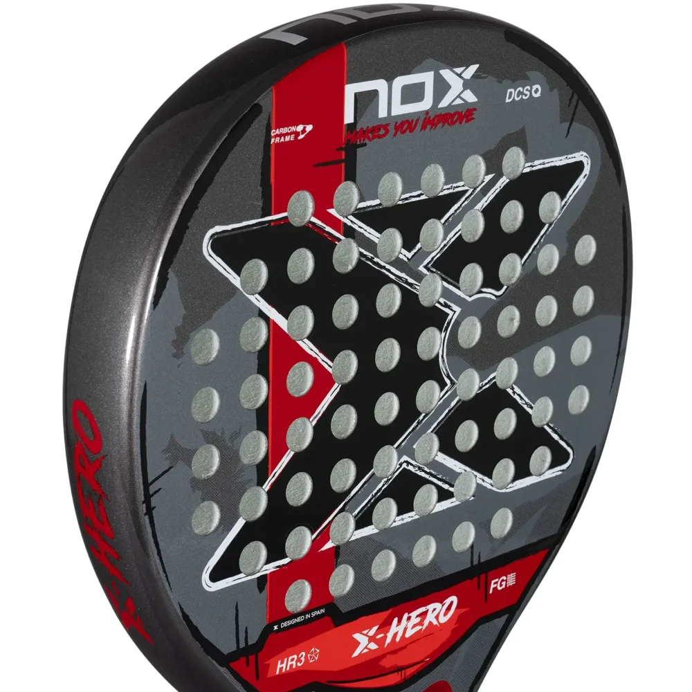 NOX X-Hero Red 2026 Padel Racket 04