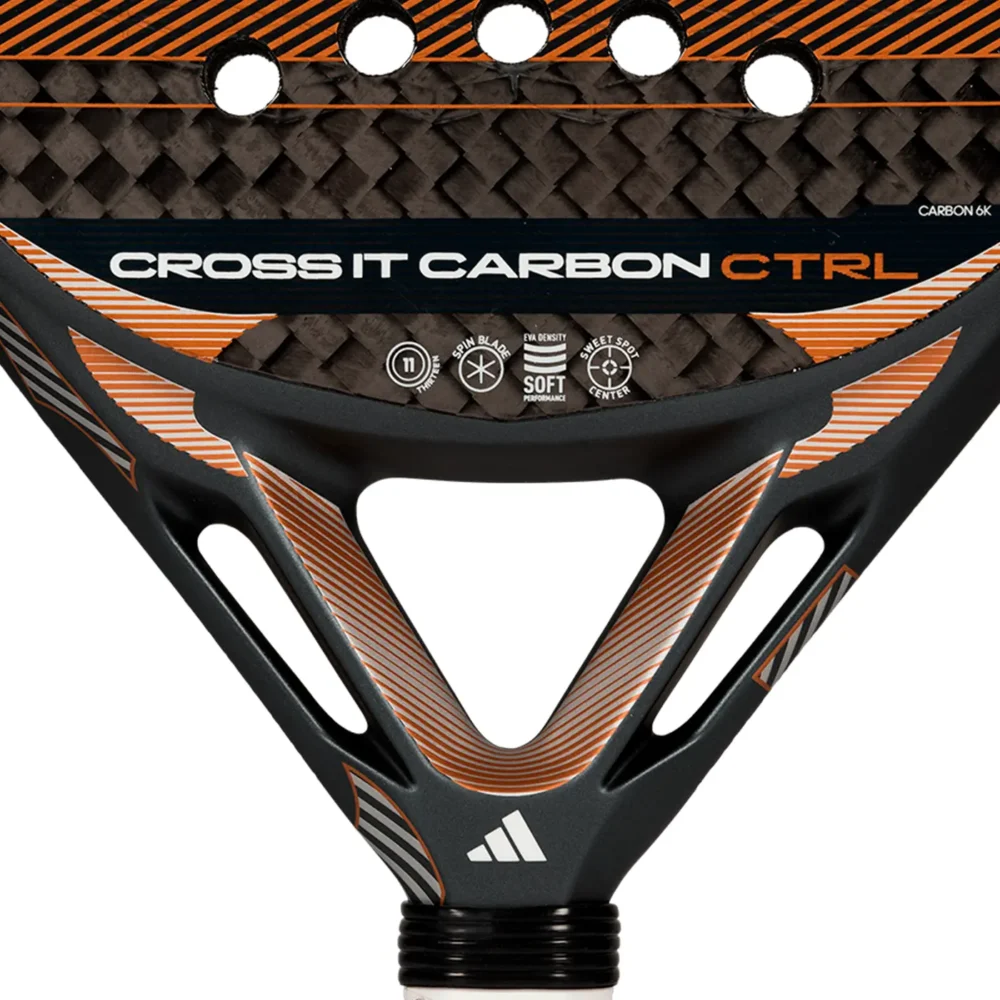 ADIDAS Cross IT Carbon Control Padel Racket 2026 05