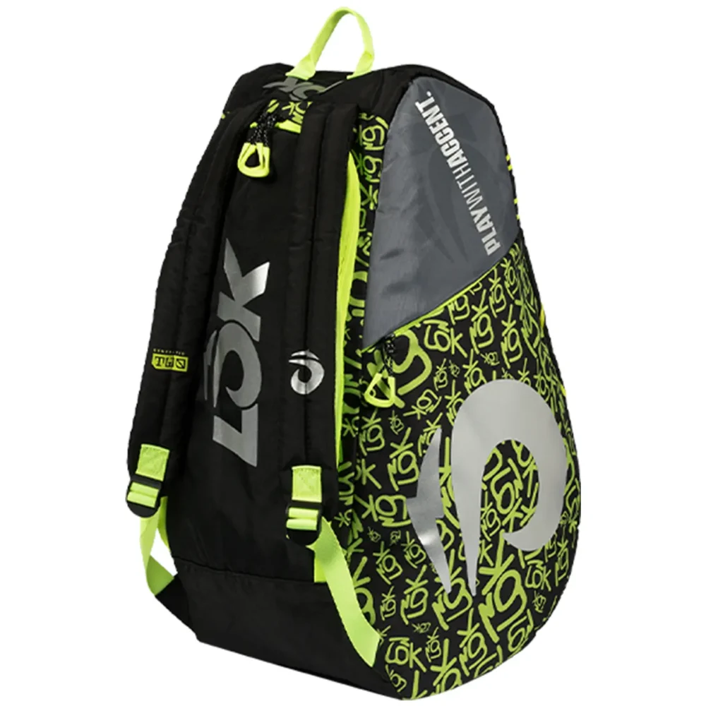 LÕK Gen 2 Padel Bag Black Lime 05