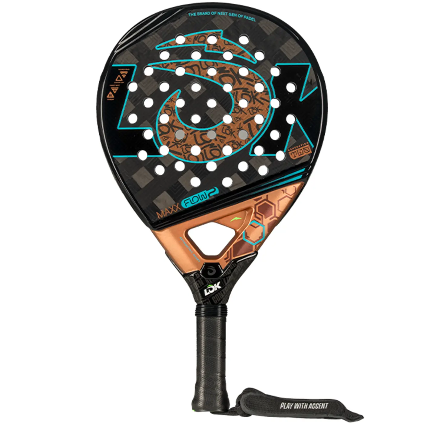 LÕK Maxx Flow Gen 2 Bea Caldera Padel Racket 01 LÕK Maxx Flow Gen 2 Bea Caldera Padel Racket 01