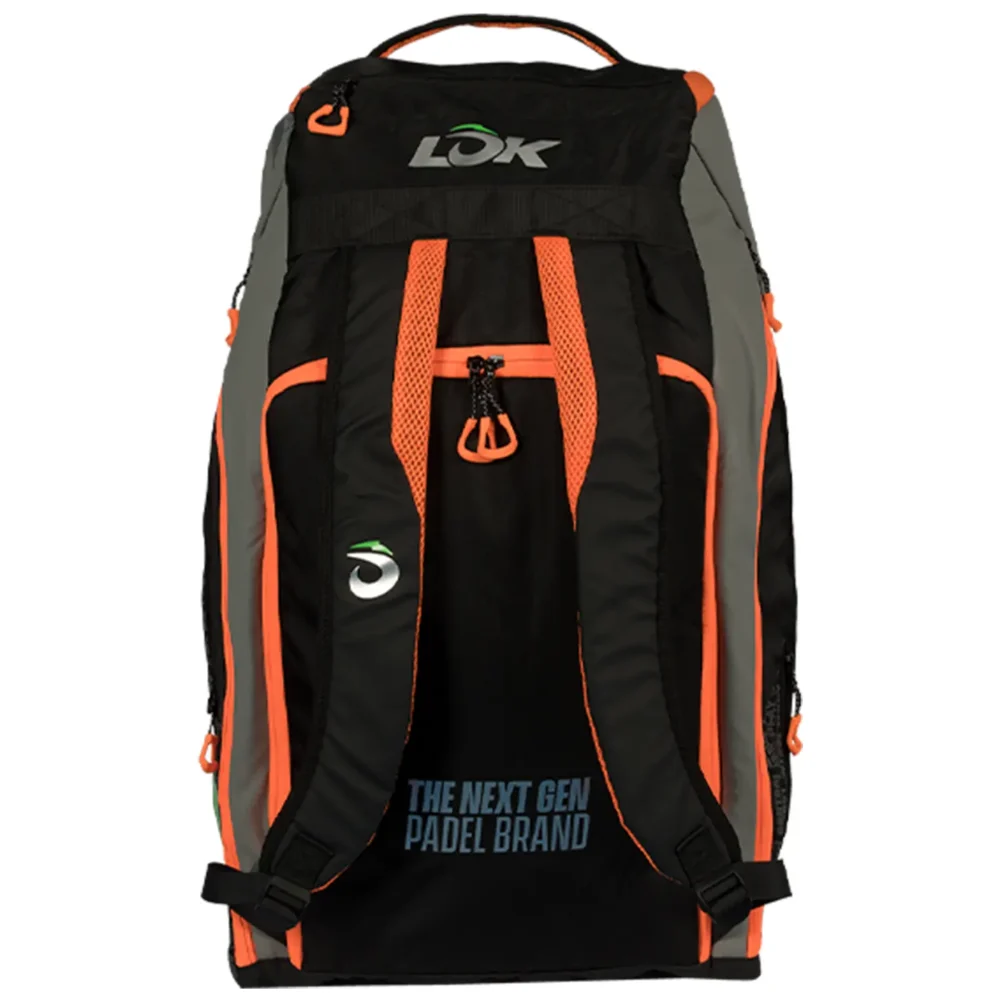 LÕK Maxx Gen 2 Padel Bag Black Orange 01