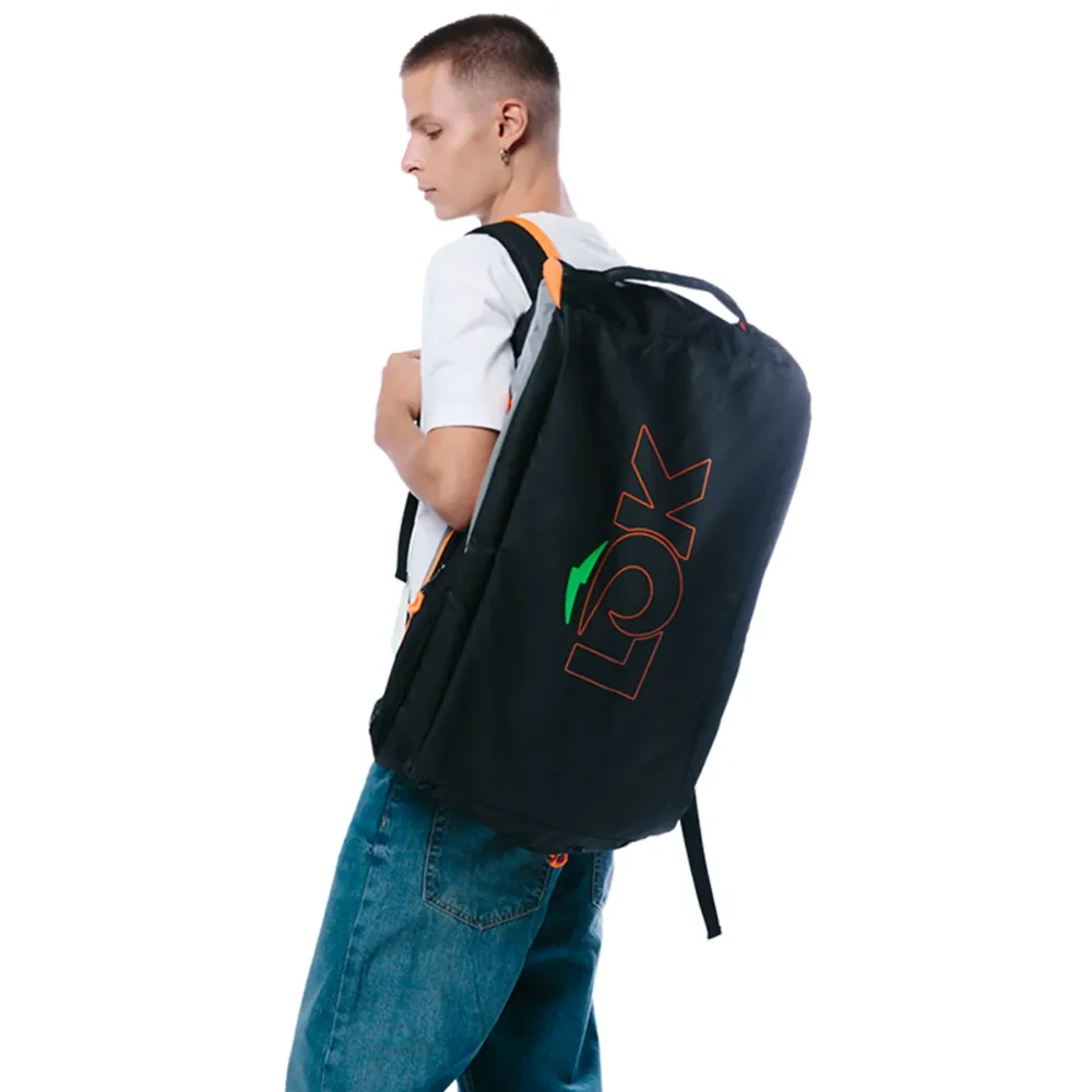 LÕK Maxx Gen 2 Padel Bag Black Orange 06