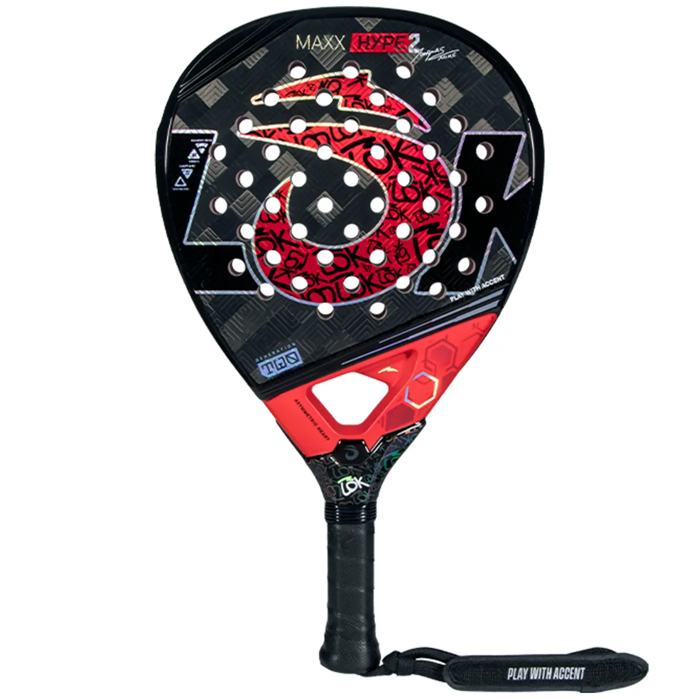 LÕK Maxx Hype Gen 2 Mike Yanguas Padel Racket 01 LÕK Maxx Hype Gen 2 Mike Yanguas Padel Racket 01