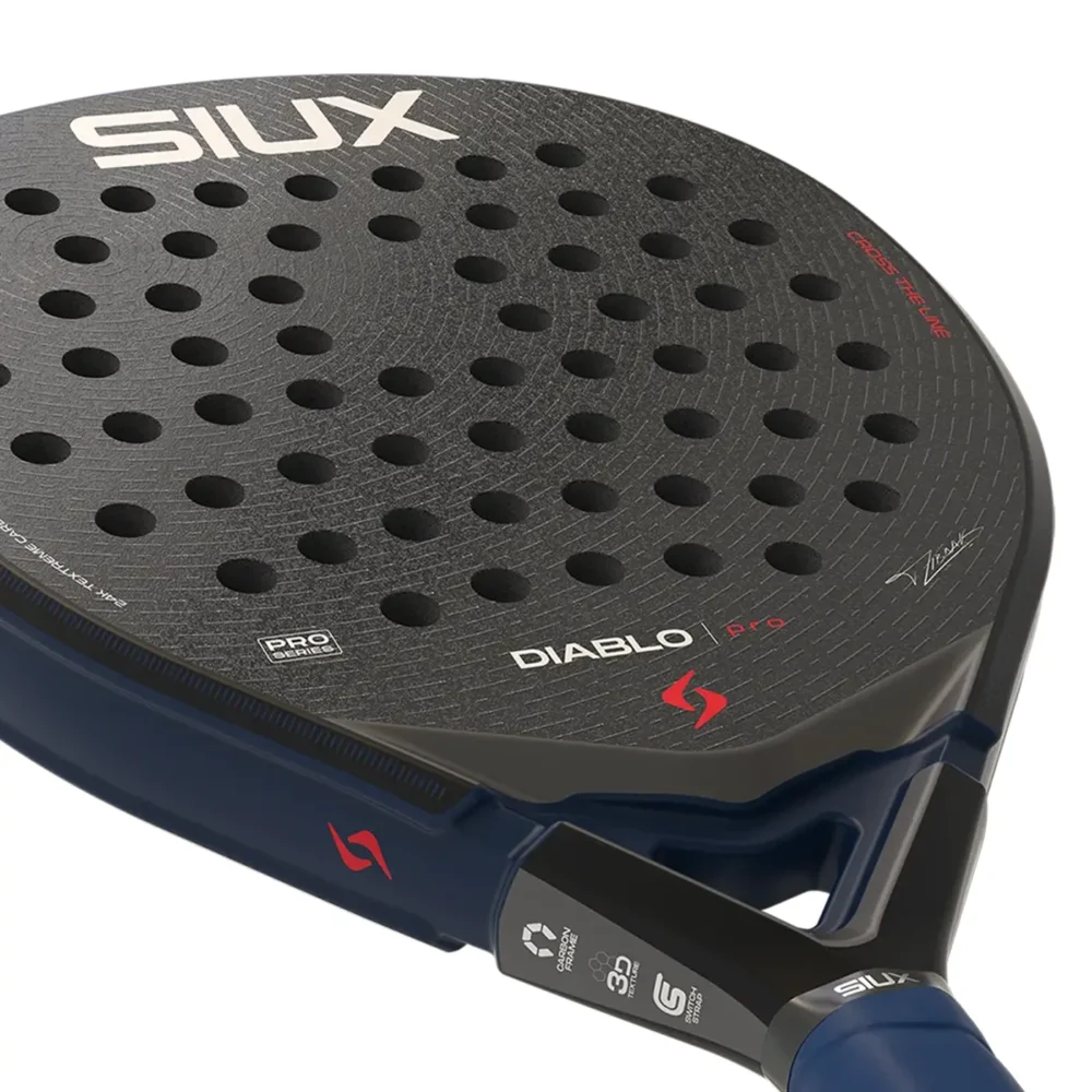Siux Diablo Pro 2026 Padel Racket Tino Libaak Night Blue 03