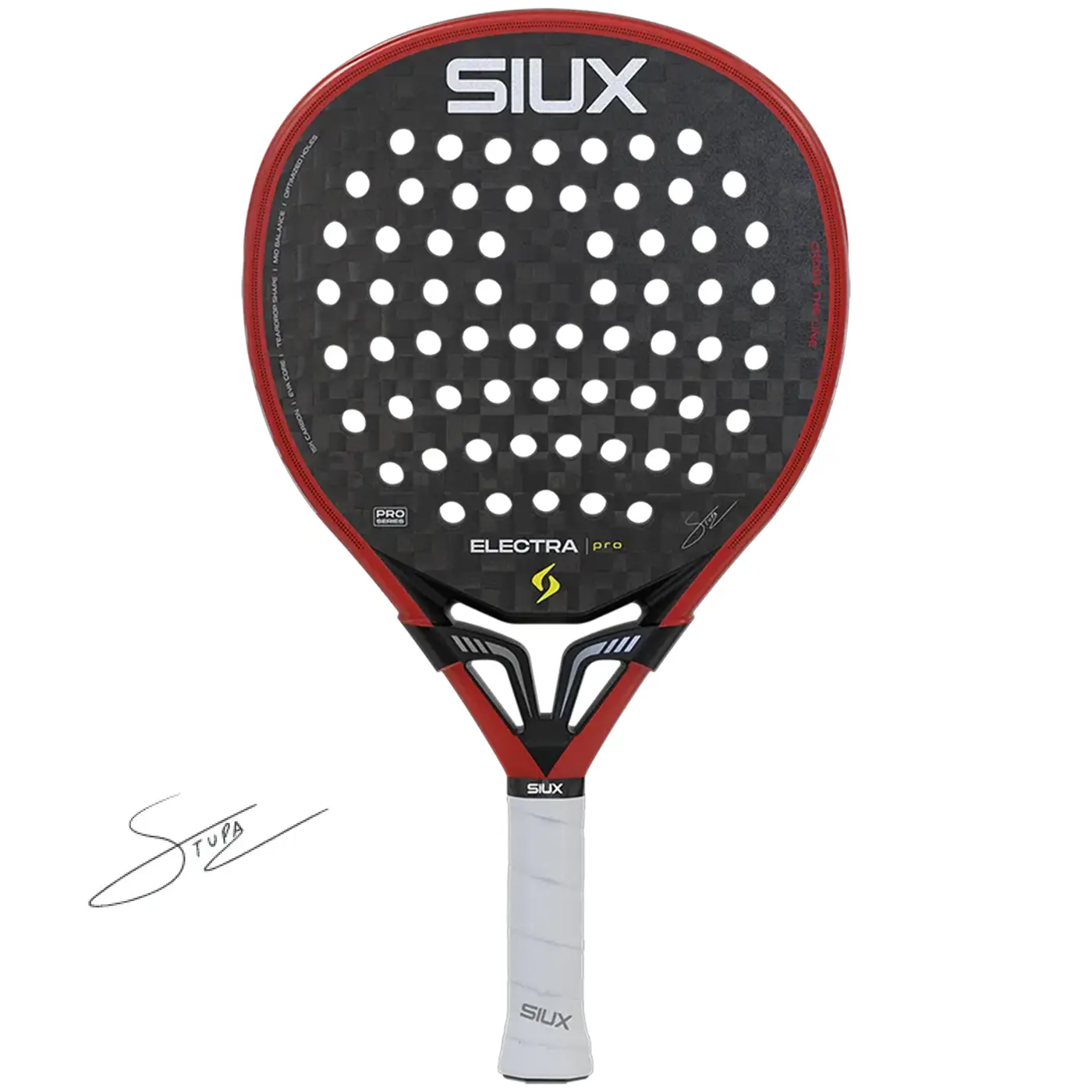 Siux Electra Pro 2026 Padel Racket Fire Red 01 Siux Electra Pro 2026 Padel Racket Fire Red 01