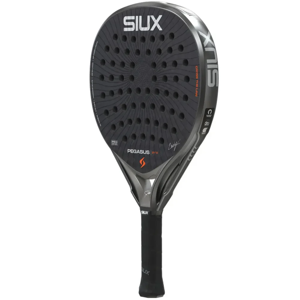 Siux Pegasus Pro 2026 Padel Racket Alex Chozas Grey 08